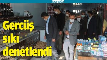 GERC&Uuml;Ş SIKI DENETLENDİ