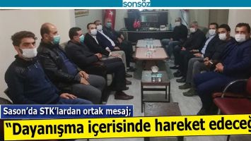 SASON&rsquo;DA STK&rsquo;LARDAN ORTAK MESAJ;