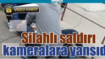 BATMAN'DA SİLAHLI SALDIRI KAMERALARA YANSIDI!