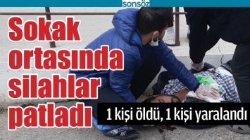 BATMAN'DA SOKAK ORTASINDA SİLAHLAR PATLADI