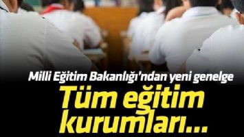 MİLLİ EĞİTİM BAKANI A&Ccedil;IKLADI