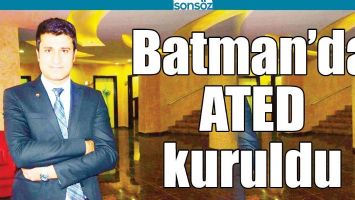 BATMAN&rsquo;DA ATED KURULDU