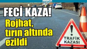 BATMAN'DA FECİ KAZA