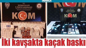 İKİ KAVŞAKTA KA&Ccedil;AK BASKINI!