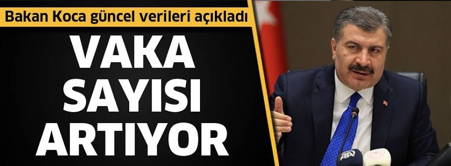 VAKA SAYISI ARTIYOR