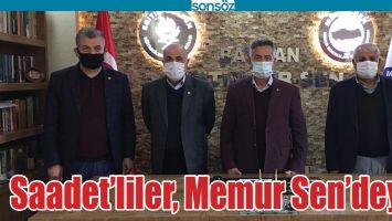 SAADET&rsquo;LİLER, MEMUR SEN&rsquo;DEYDİ