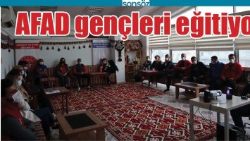 AFAD GEN&Ccedil;LERİ EĞİTİYOR