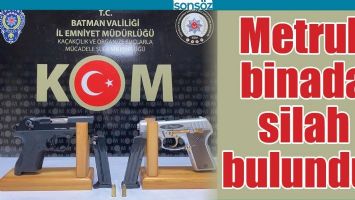 METRUK BİNADA SİLAH BULUNDU!