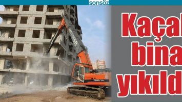 KA&Ccedil;AK BİNA YIKILDI!