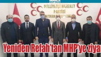 YENİDEN REFAH&rsquo;TAN MHP&rsquo;YE ZİYARET