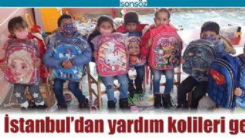 İSTANBUL&rsquo;DAN YARDIM KOLİLERİ GELDİ
