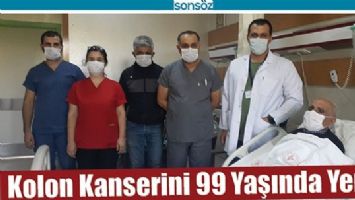KOLON KANSERİNİ 99 YAŞINDA YENDİ