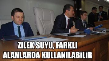 ZİLEK SUYU, FARKLI ALANLARDA KULLANILABİLİR