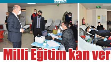 MİLLİ EĞİTİM KAN VERDİ
