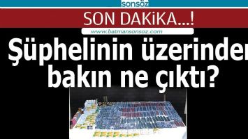 BATMAN'DA Ş&Uuml;PHELİNİN &Uuml;ZERİNDEN BAKIN NE &Ccedil;IKTI?