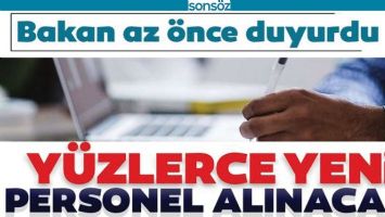 Y&Uuml;ZLERCE YENİ PERSONEL ALINACAK
