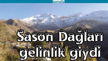 SASON DAĞLARI GELİNLİK GİYDİ