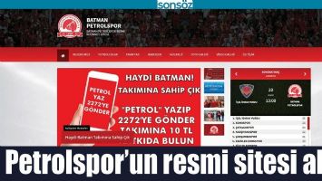 PETROLSPOR&rsquo;UN RESMİ SİTESİ AKTİF