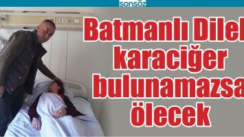 DİLEK, KARACİĞER BULUNAMAZSA &Ouml;LECEK