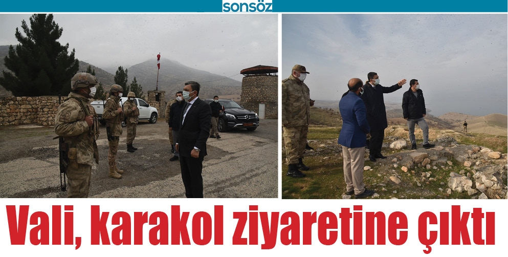 VALİ, KARAKOL ZİYARETİNE &Ccedil;IKTI