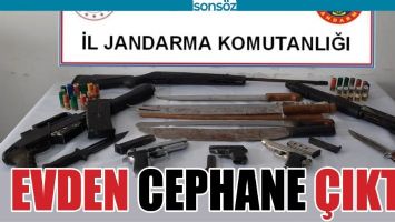 BATMAN'DA BİR EVDE CEPHANE &Ccedil;IKTI!
