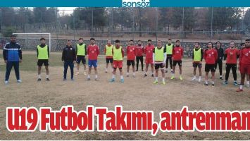 U19 FUTBOL TAKIMI, ANTRENMANDA