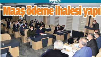 MAAŞ &Ouml;DEME İHALESİ YAPILDI