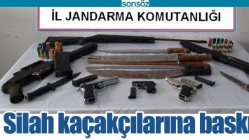 SİLAH KA&Ccedil;AK&Ccedil;ILARINA BASKIN!