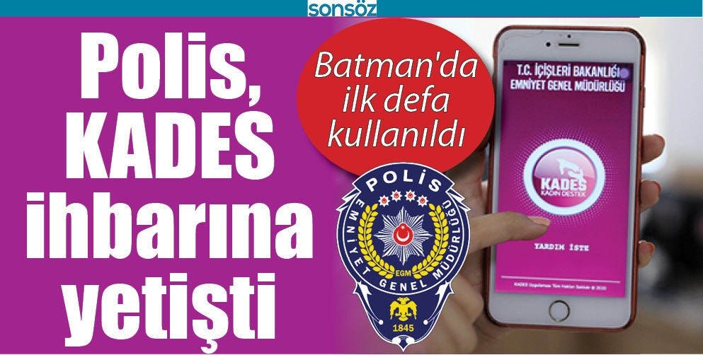 BATMAN'DA  POLİS, KADES İHBARINA YETİŞTİ