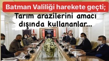 BATMAN VALİLİĞİ HAREKETE GE&Ccedil;Tİ
