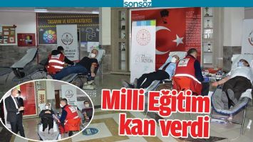 MİLLİ EĞİTİM KAN VERDİ