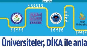 &Uuml;NİVERSİTELER, DİKA İLE ANLAŞTI