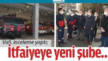 İTFAİYEYE YENİ ŞUBE