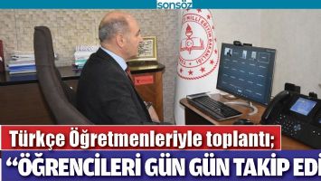 T&Uuml;RK&Ccedil;E &Ouml;ĞRETMENLERİYLE TOPLANTI