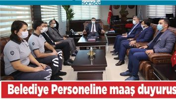 BATMAN BELEDİYESİ PERSONELİNE MAAŞ DUYURUSU