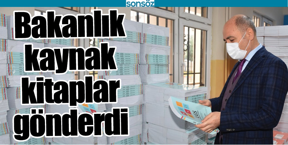 BAKANLIK, KAYNAK KİTAPLAR G&Ouml;NDERDİ