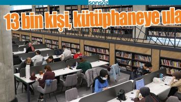 13 BİN KİŞİ, K&Uuml;T&Uuml;PHANEYE ULAŞTI
