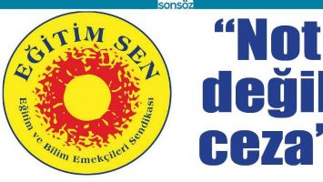 &ldquo;NOT DEĞİL CEZA&rdquo;