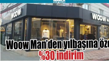 WOOW MAN'DEN YILBAŞINA &Ouml;ZEL %30 İNDİRİM