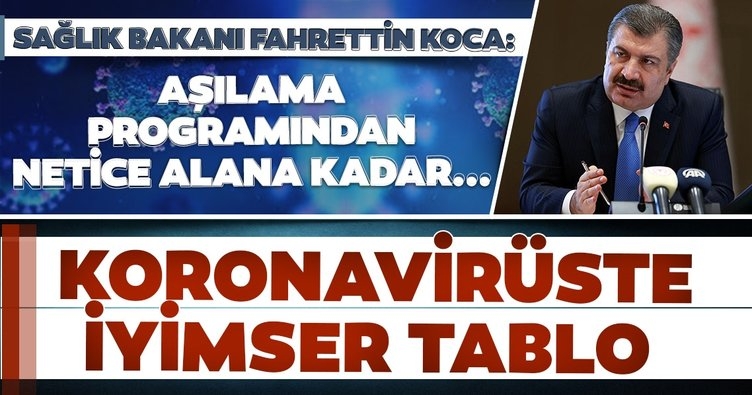 Sağlık Bakanı Fahrettin Koca, merakla beklenen rakamları a&ccedil;ıkladı!