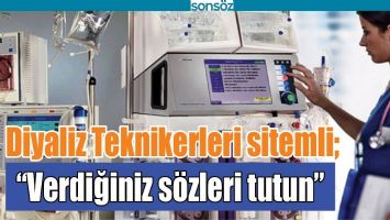 DİYALİZ TEKNİKERLERİ SİTEMLİ