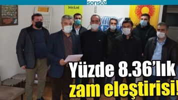 Y&Uuml;ZDE 8.36&rsquo;LIK ZAM ELEŞTİRİSİ!