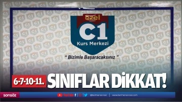 6-7-10-11. sınıflar, dikkat!