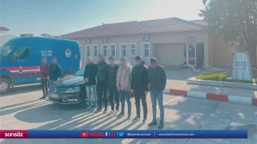 6 d&uuml;zensiz g&ouml;&ccedil;men yakalandı