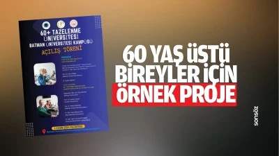 60 yaş &uuml;st&uuml; bireyler i&ccedil;in &ouml;rnek proje