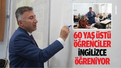 60 yaş &uuml;st&uuml; &ouml;ğrenciler, İngilizce &ouml;ğreniyor