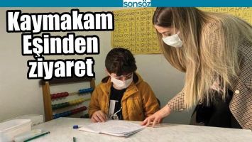 KAYMAKAM EŞİNDEN ZİYARET