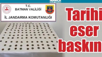 JANDARMADAN TARİHİ ESER BASKINI!