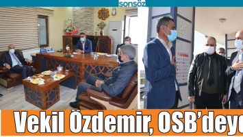 VEKİL &Ouml;ZDEMİR, OSB&rsquo;DEYDİ