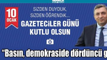 &ldquo;BASIN, DEMOKRASİDE D&Ouml;RD&Uuml;NC&Uuml; G&Uuml;&Ccedil;&rdquo;